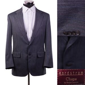 Nordstrom Chaps By Ralph Lauren Mens Virgin Wool Suit Blazer main color Gray 40